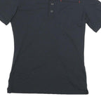 MAMMUT Womens Black Short Sleeve Polo Shirt S Cotton Blend Casual Lightweight