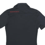 MAMMUT Womens Black Short Sleeve Polo Shirt S Cotton Blend Casual Lightweight