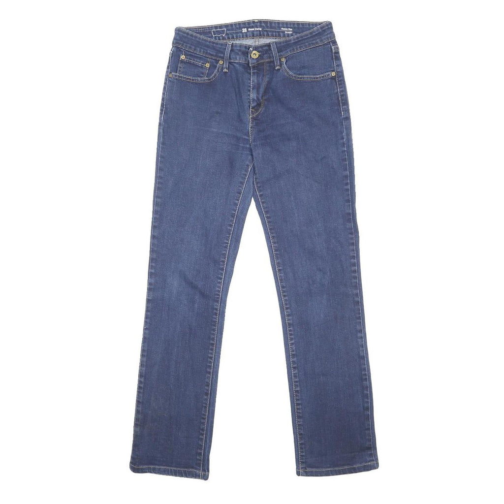 LEVI'S Demi Curve Womens Jeans Blue Regular Straight Denim Medium W28 L28