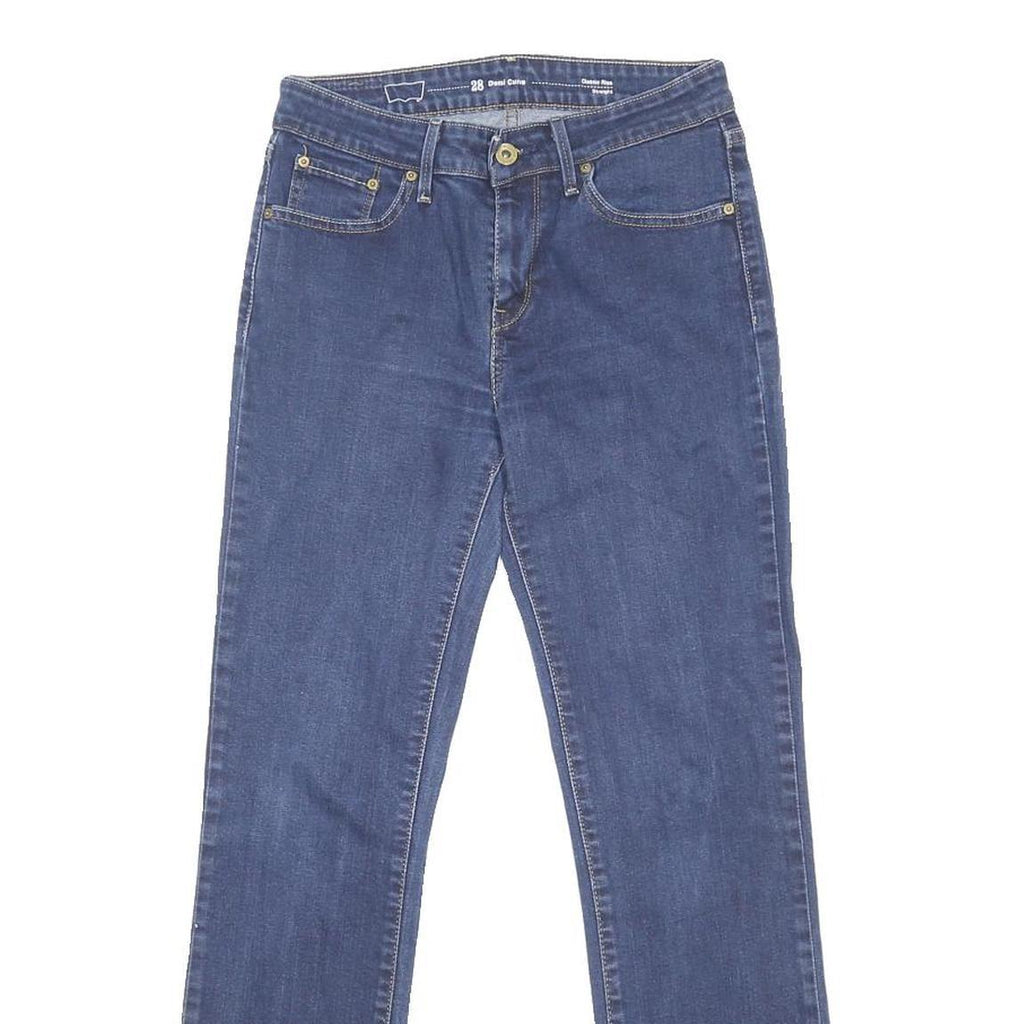 LEVI'S Demi Curve Womens Jeans Blue Regular Straight Denim Medium W28 L28