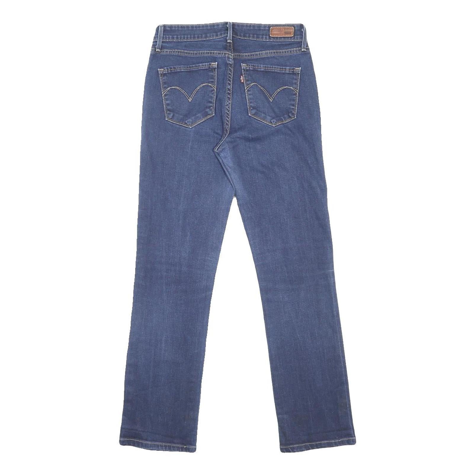 LEVI'S Demi Curve Womens Jeans Blue Regular Straight Denim Medium W28 L28