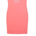 DKNY Womens Pink Sports Bodycon Jersey Dress Cotton Blend S Sporty Casual