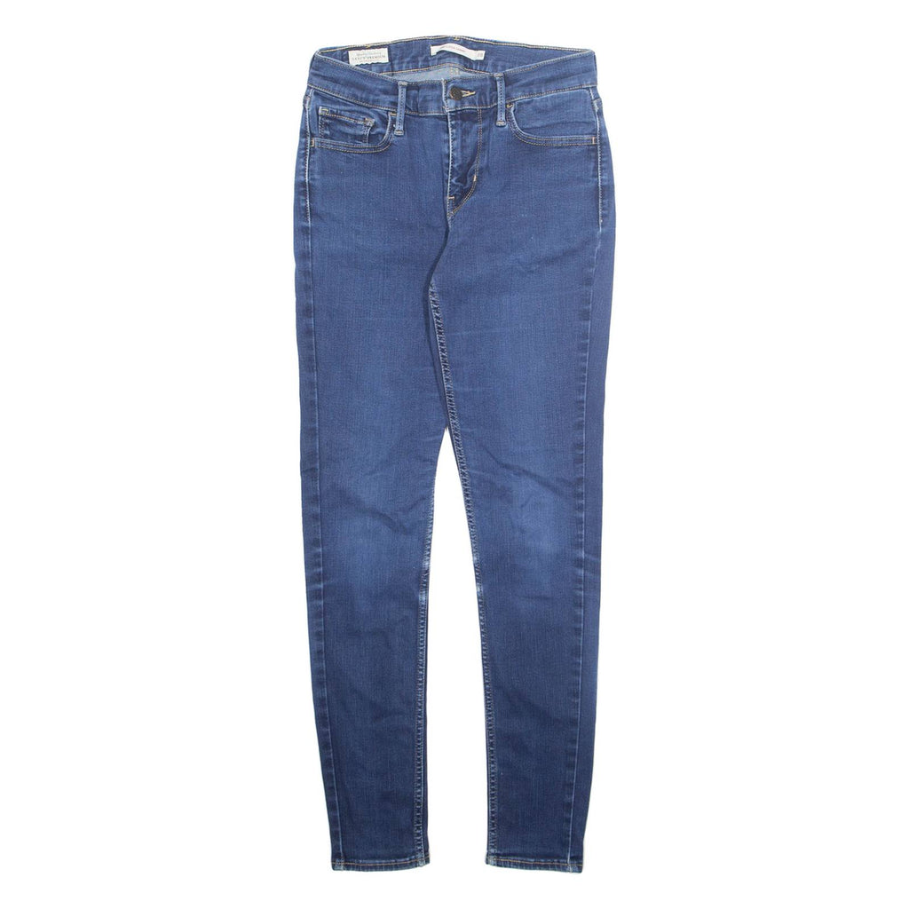 LEVI'S Womens Jeans Blue Regular Tapered Stone Wash W26 L30