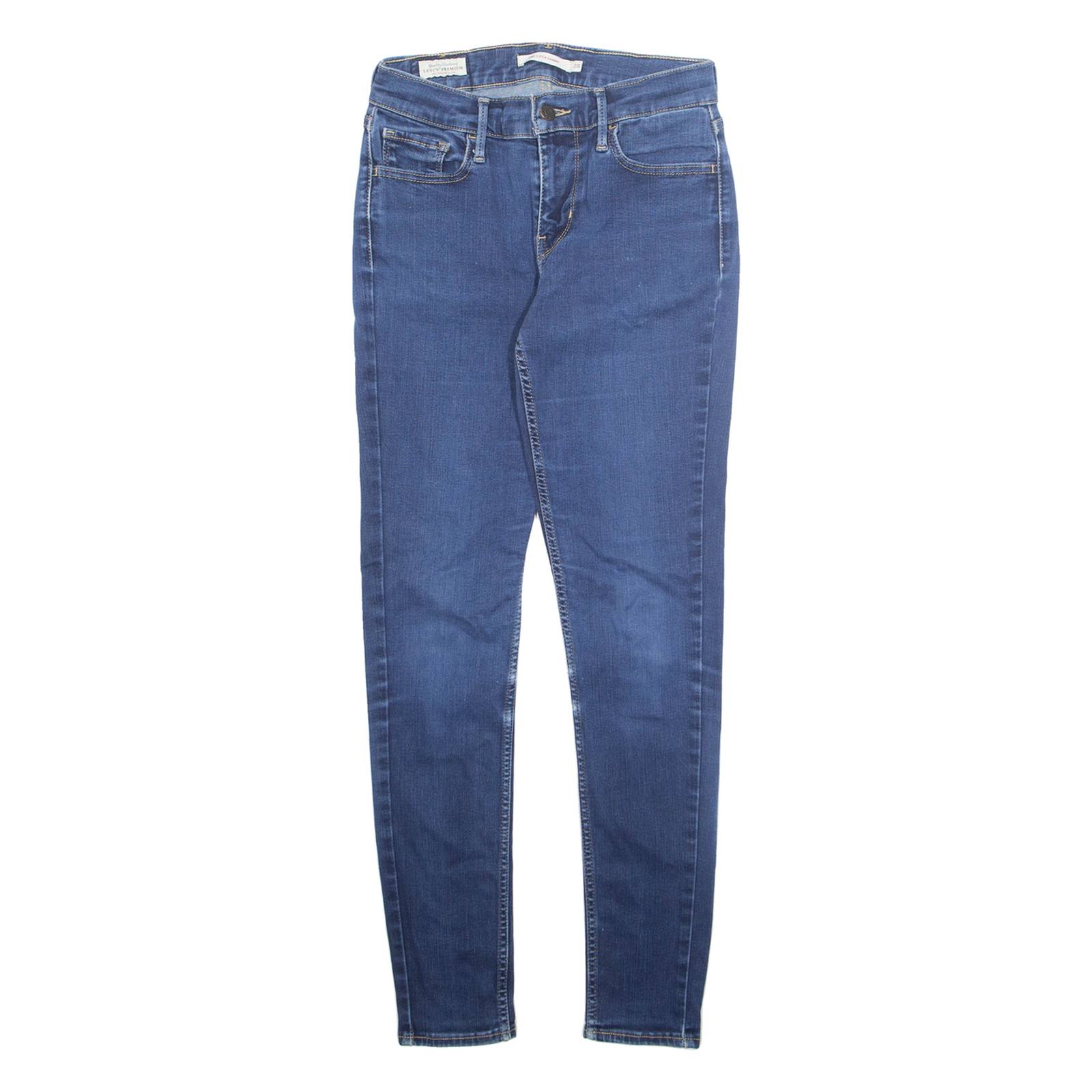 LEVI'S Womens Jeans Blue Regular Tapered Stone Wash W26 L30