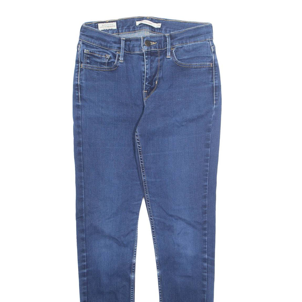 LEVI'S Womens Jeans Blue Regular Tapered Stone Wash W26 L30