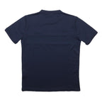 ERREA FC Bramois Mens Navy Blue & Yellow Football T-Shirt L Short Sleeve