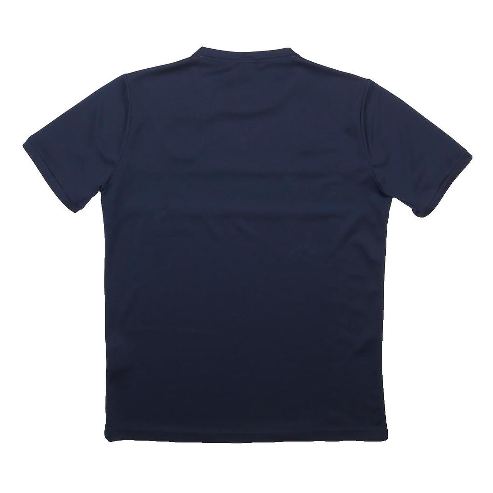 ERREA FC Bramois Mens Navy Blue & Yellow Football T-Shirt L Short Sleeve