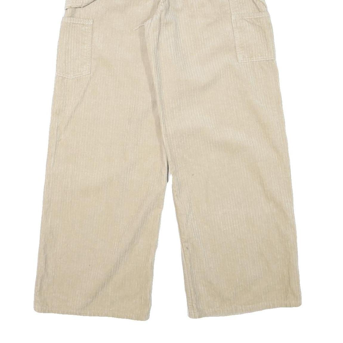 CARHARTT Womens Cotton Blend Beige Relaxed Wide-Leg Trousers W28 L29 Casual