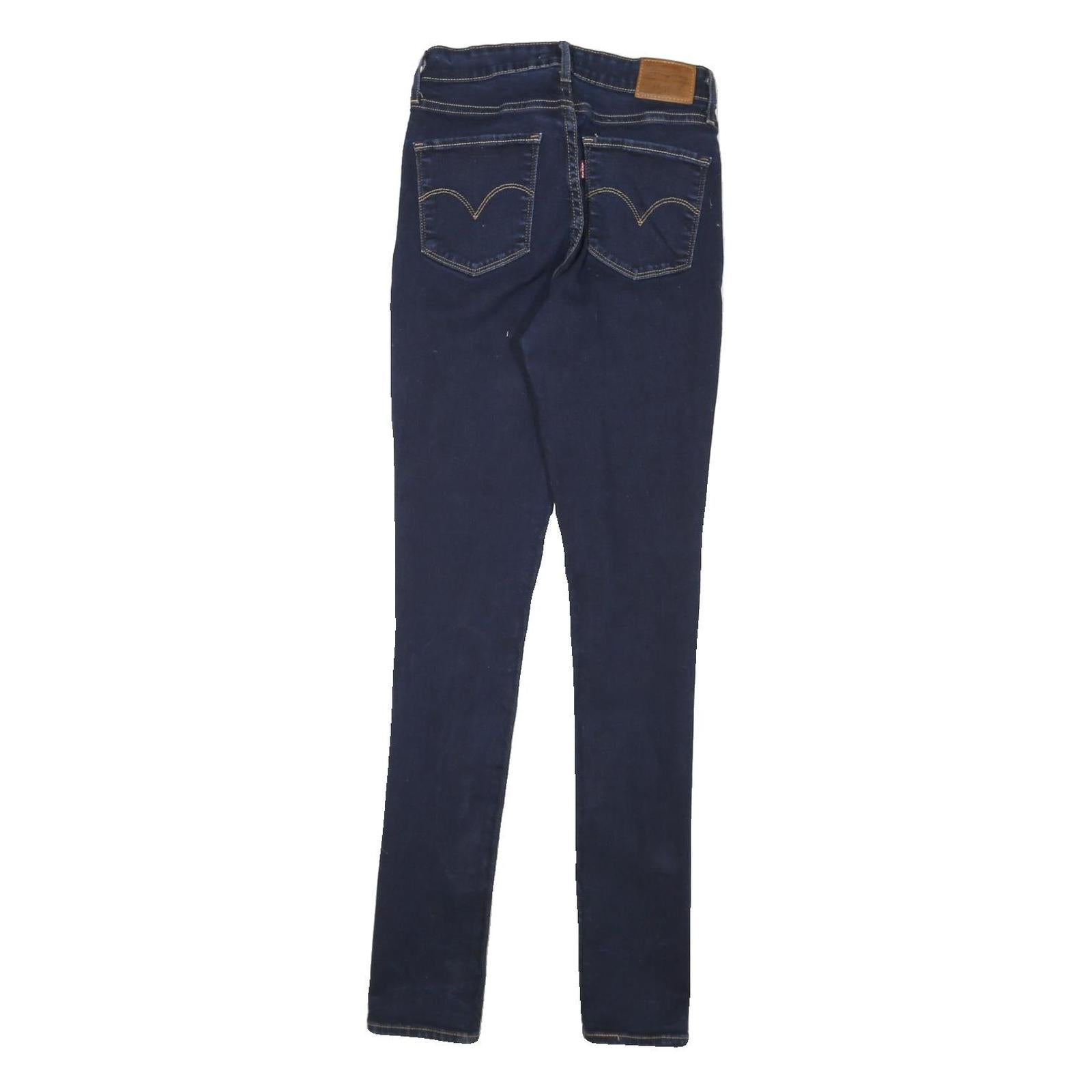 LEVI'S 721 Womens Jeans Blue Slim Skinny Denim Medium W24 L31 Classic Fit