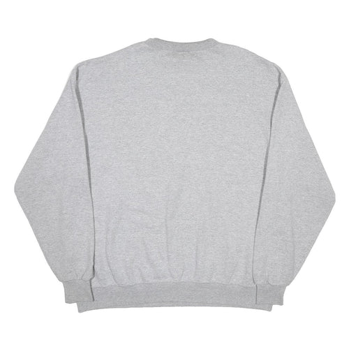 CHAMPION Mens Grey Wright State Crew Neck XL Cotton Blend Sweatshirt