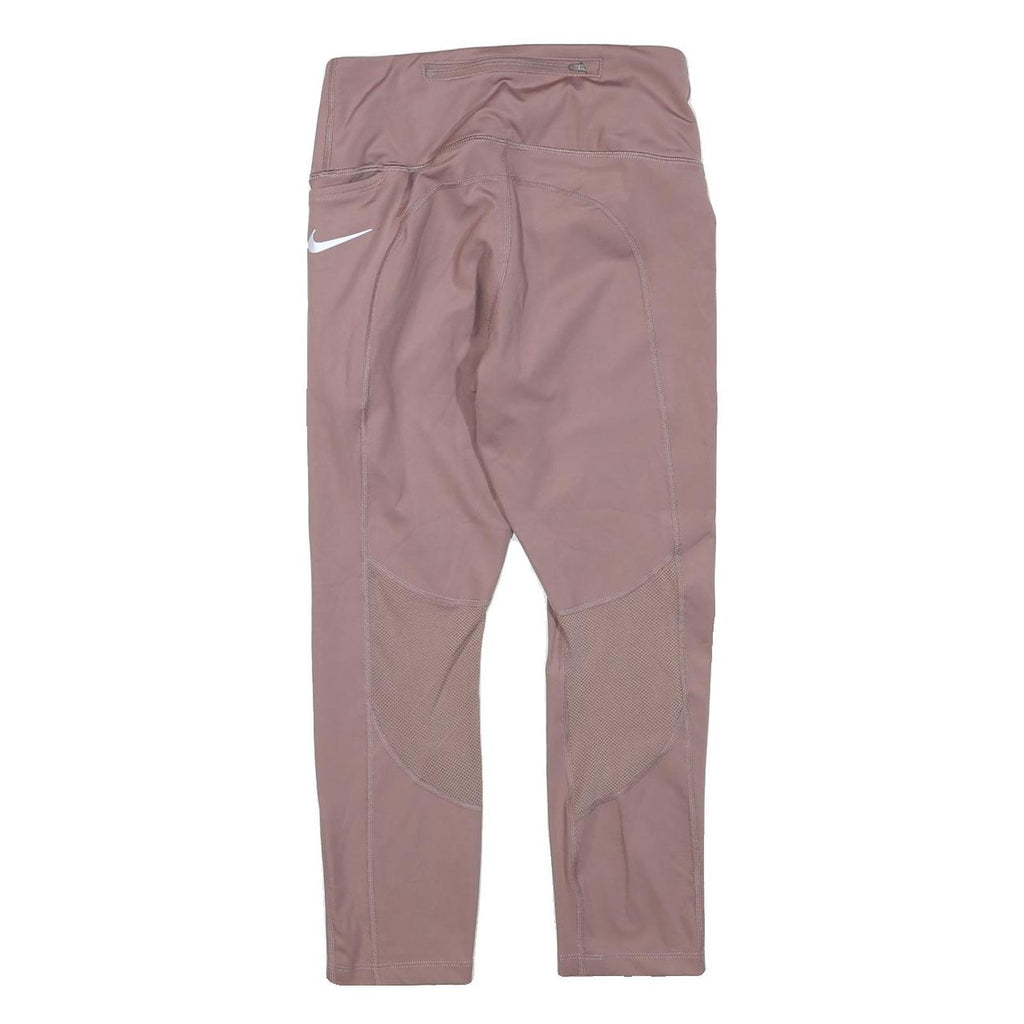 NIKE Womens Joggers Pink Slim Tapered Size S W24 L22 Athletic Gym Wear