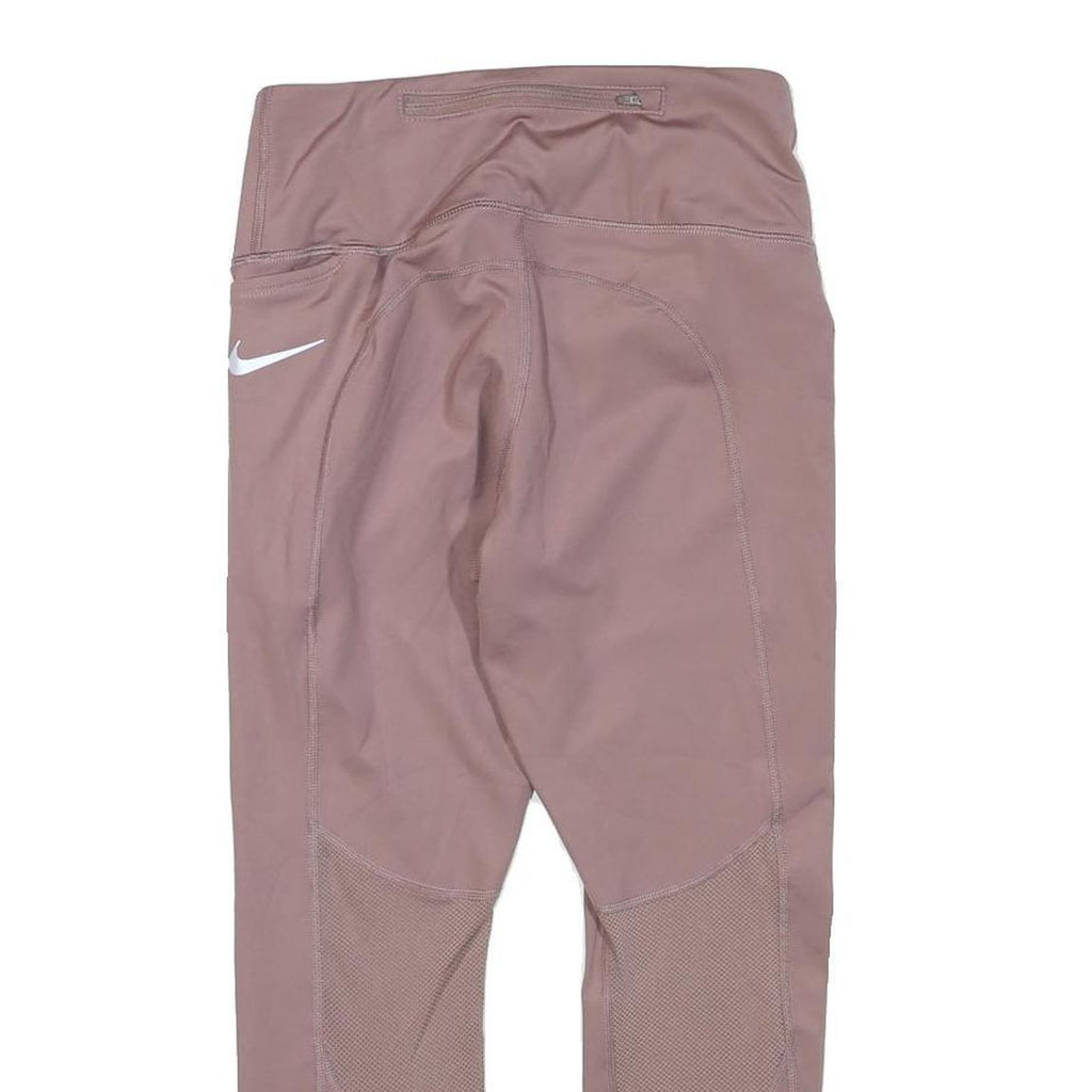 NIKE Womens Joggers Pink Slim Tapered Size S W24 L22 Athletic Gym Wear