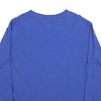 MAJESTIC Mens Blue Cubs Raise The Flag Long Sleeve Crew Neck T-Shirt XL Cotton