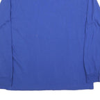 MAJESTIC Mens Blue Cubs Raise The Flag Long Sleeve Crew Neck T-Shirt XL Cotton