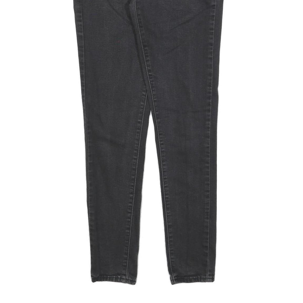 LEVI'S 710 Womens Jeans Black Slim Skinny Denim W28 L30 Stretch Cotton Blend