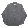ARMANI EXCHANGE Mens Grey Casual Shirt M Cotton Button Down Long Sleeve