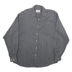 ARMANI EXCHANGE Mens Grey Casual Shirt M Cotton Button Down Long Sleeve