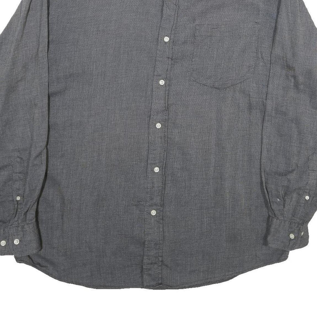 ARMANI EXCHANGE Mens Grey Casual Shirt M Cotton Button Down Long Sleeve