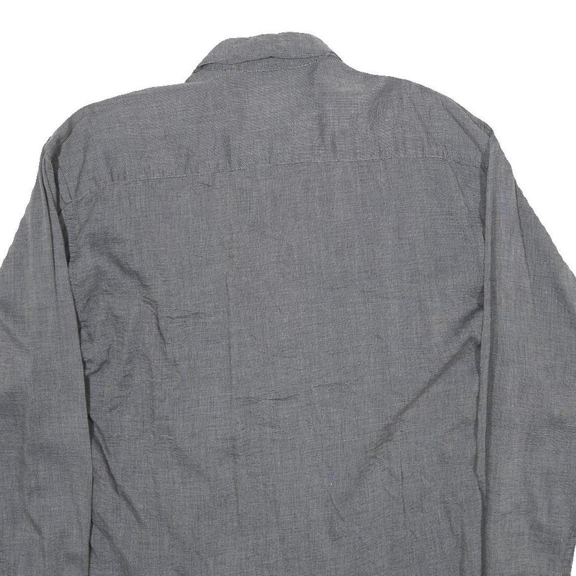 ARMANI EXCHANGE Mens Grey Casual Shirt M Cotton Button Down Long Sleeve