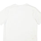 CARHARTT Womens White Graphic T-Shirt S Short Sleeve Crew Neck Logo Print