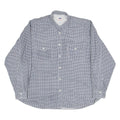 RUCKY THE MEGA BRAND Mens Shirt Black Check Long Sleeve L