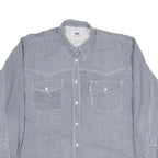 RUCKY THE MEGA BRAND Mens Shirt Black Check Long Sleeve L