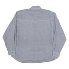 RUCKY THE MEGA BRAND Mens Shirt Black Check Long Sleeve L
