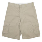 DICKIES Mens Shorts Beige Cargo XL W38 Cotton Blend Workwear Pockets