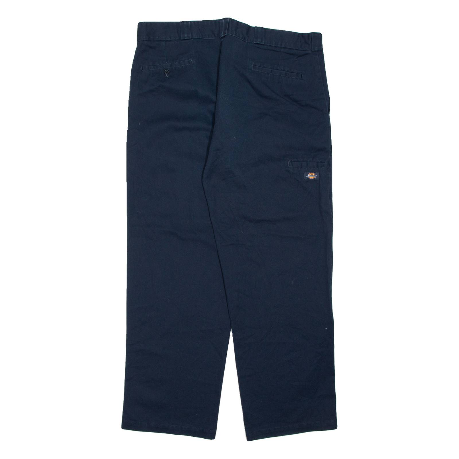 DICKIES Chino Mens Trousers Blue Relaxed Straight W38 L31