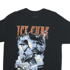ICE CUBE Mens Black Graphic T-Shirt XL Short Sleeve Crew Neck Cotton Blend