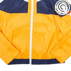 COSPLAY Mens Orange & Navy Zip Front Jacket XXS Polyester Anime Style Zip-Up