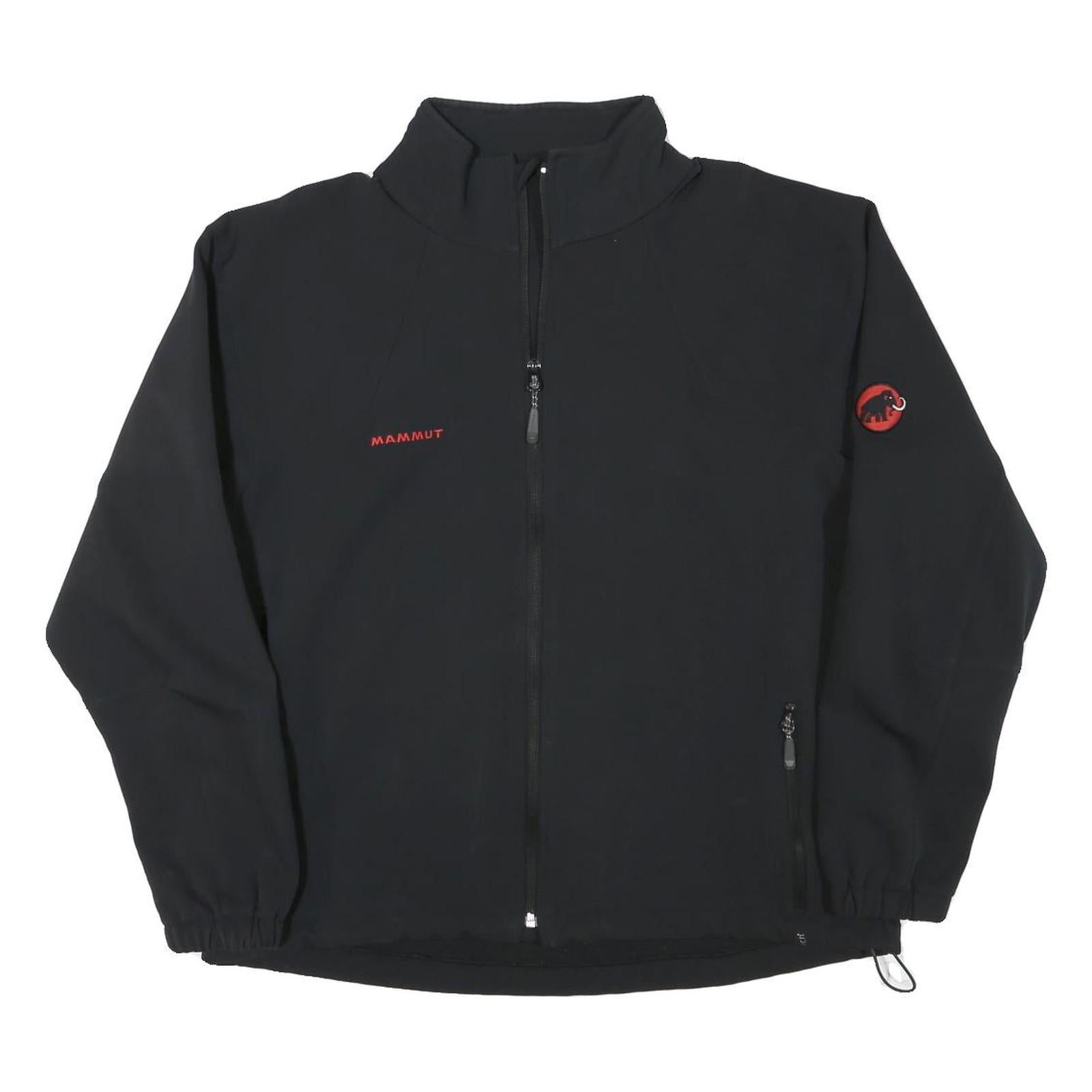 MAMMUT Womens Black Jacket 2XL Polyester Blend Zip Outdoor Lightweight