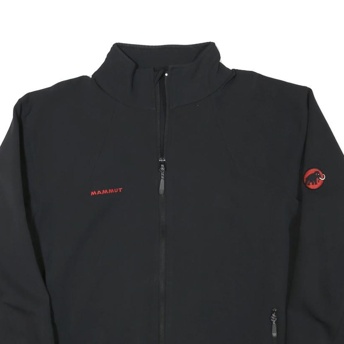 MAMMUT Womens Black Jacket 2XL Polyester Blend Zip Outdoor Lightweight