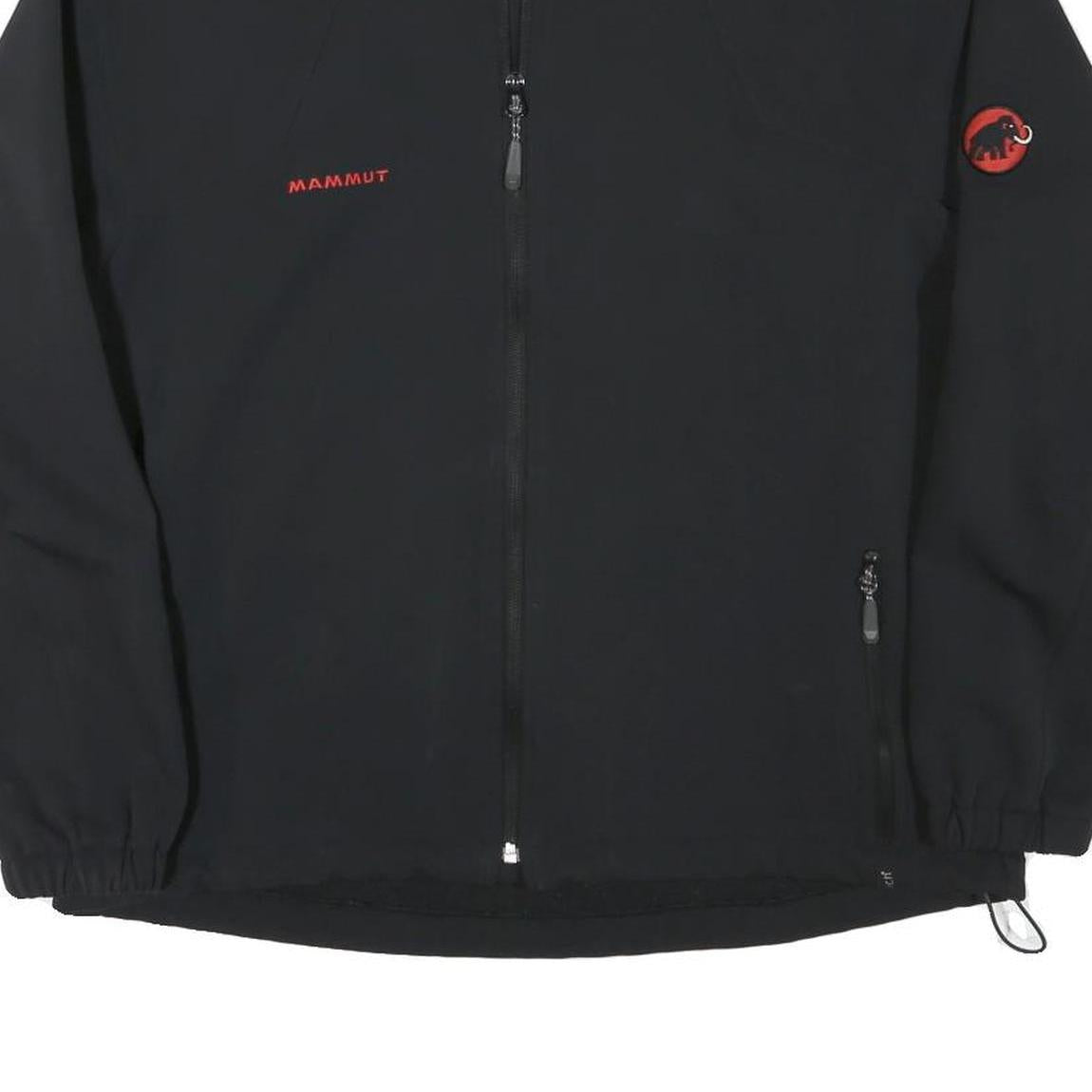 MAMMUT Womens Black Jacket 2XL Polyester Blend Zip Outdoor Lightweight