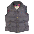 JACK WILLS Down Insulated Womens Puffer Gilet Grey UK 12