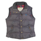 JACK WILLS Down Insulated Womens Puffer Gilet Grey UK 12