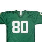 NFL Green Bay Packers Home #80 Driver Mens Jersey Green USA V-Neck L