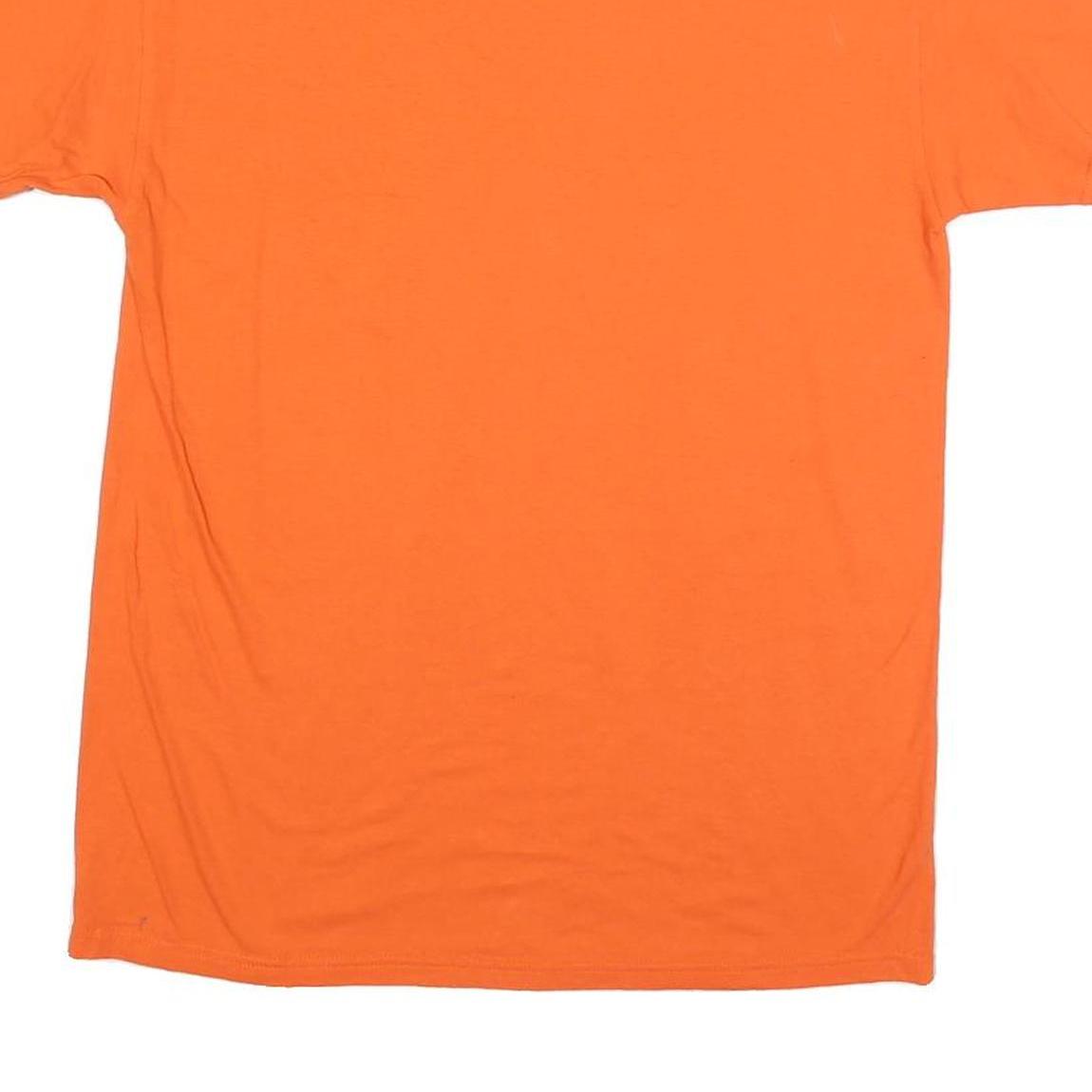 MLB Mens Orange San Francisco Graphic T-Shirt M Short Sleeve Crew Neck