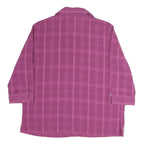 SARAH BENTLEY Womens Pink Printed Shirt Long Sleeve Collared L Button Front