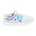NEW BALANCE Womens Iridescent Low Top Trainers Synthetic UK 4 Lightweight