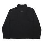 BRECKENRIDGE Womens Black & Green Patterned Pullover Jumper Cotton Blend XL Zip