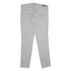 LEVI'S 524 Too Superlow Womens Jeans Relaxed Straight Denim Light W34 L32 Stud