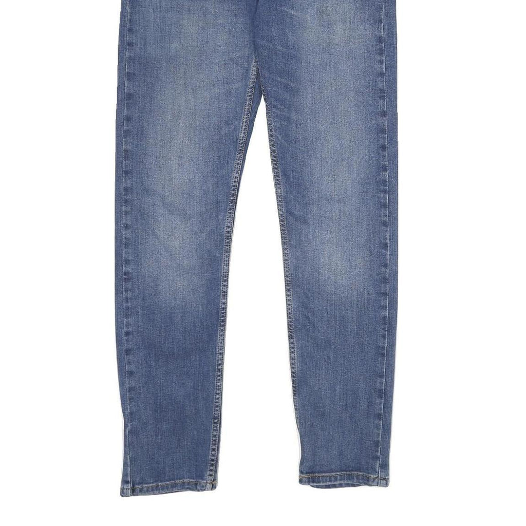 LEVI'S 502 Mens Jeans Blue Regular Straight Denim Medium W30 L32 Classic Fit Zip