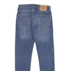 LEVI'S 502 Mens Jeans Blue Regular Straight Denim Medium W30 L32 Classic Fit Zip