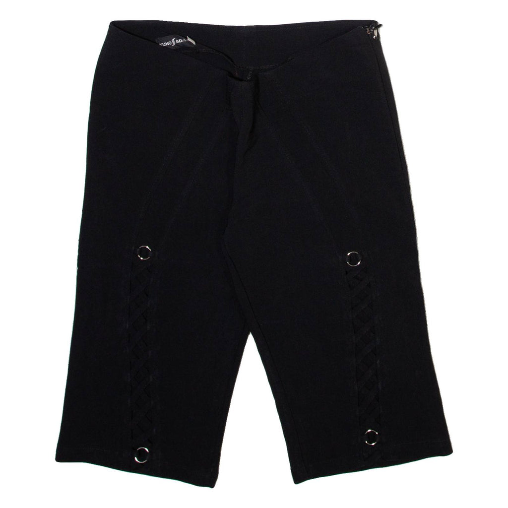 KUNG ADARN Womens Casual Shorts Black Slim M W26