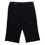KUNG ADARN Womens Casual Shorts Black Slim M W26