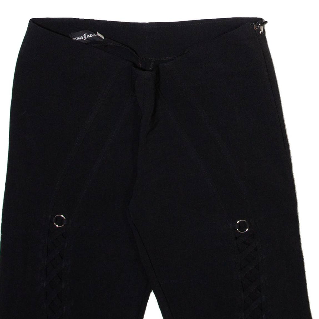 KUNG ADARN Womens Casual Shorts Black Slim M W26