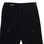 KUNG ADARN Womens Casual Shorts Black Slim M W26