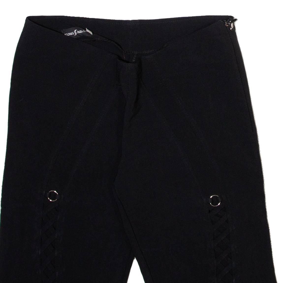 KUNG ADARN Womens Casual Shorts Black Slim M W26