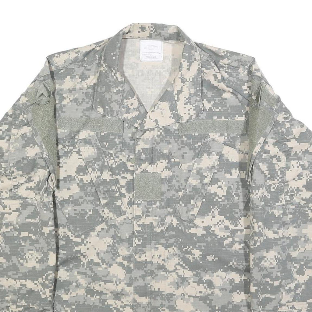 PROPPER INTERNATIONAL Mens Grey Cotton Blend Military Jacket S Plain Zip